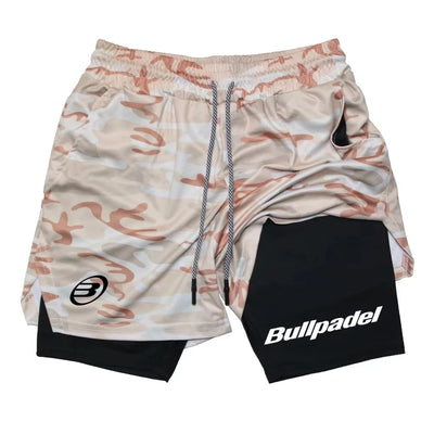 Novos shorts esportivos masculinos de padel, shorts de tênis respiráveis de verão, calças de badminton de secagem rápida, roupas esportivas para corrida ao ar livre