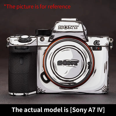 Para Sony A7IV Skin Sony A7M4 Camera Skin Película protetora anti-riscos Mais cores