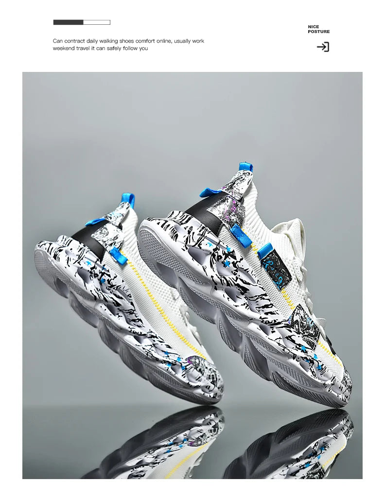 Sapatos masculinos Tênis masculinos casuais Sapatos masculinos tênis Sapatos de luxo Tênis de corrida Sapatos respiráveis da moda Mocassins Sapatos de corrida para homens