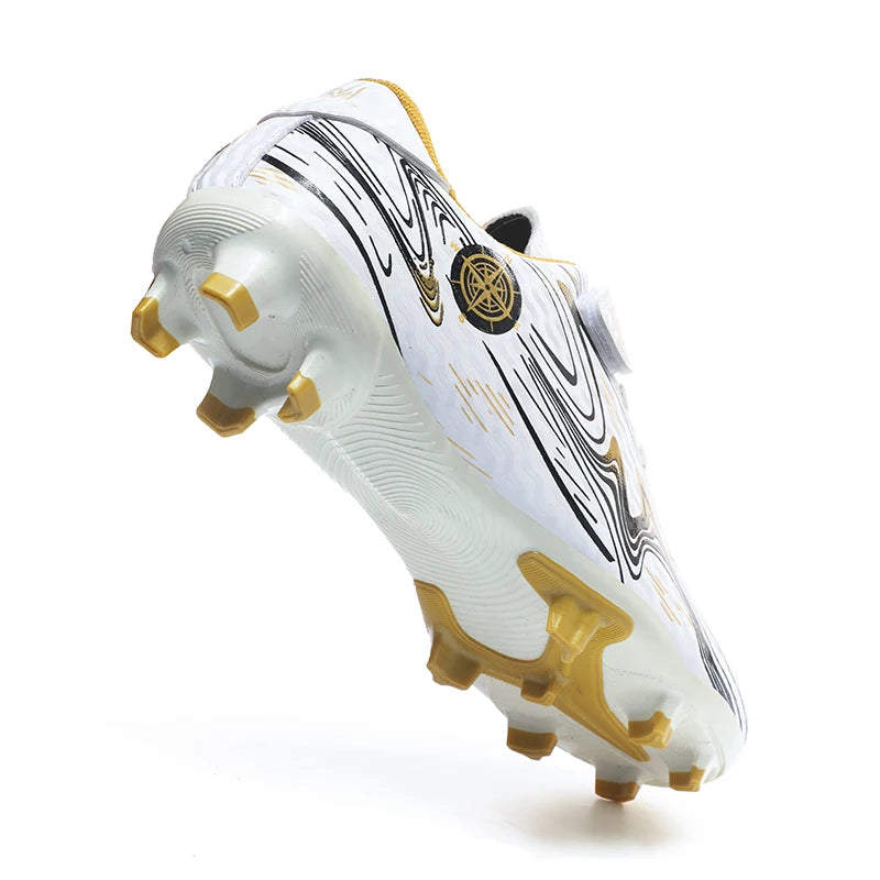 Marca de chuteiras infantis de futebol, chuteiras profissionais FG/TF para meninos e meninas, chuteiras de grama para futebol, calçados de treinamento de futsal ao ar livre
