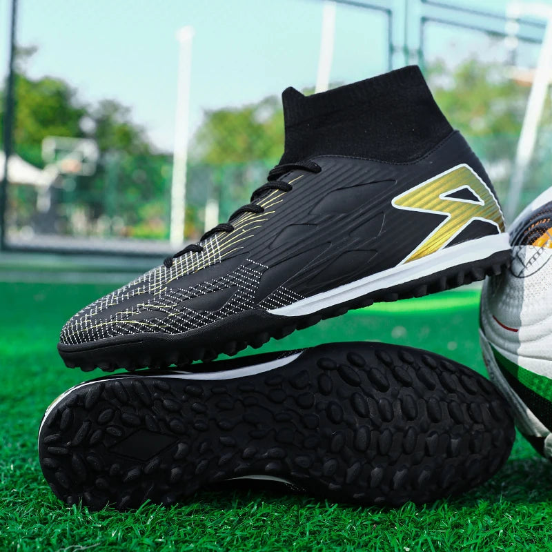 Chuteira de futebol original masculina Society, leve, TF/FG, para quadra de futsal, 2025, nova chuteira de futebol de cinco jogadores para adolescentes