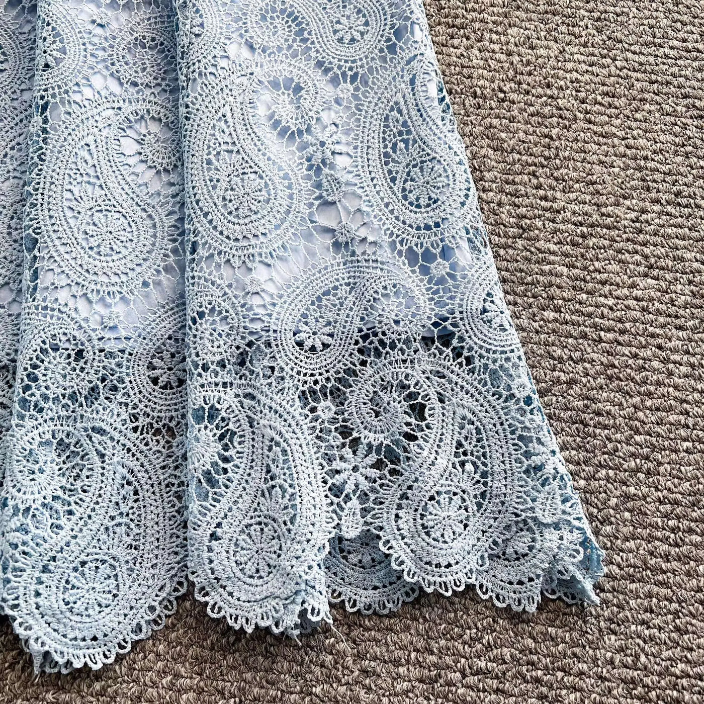 Elegante vestido longo de pérolas, conjunto feminino de 2 peças, manga curta, flor, bordado, camisa de renda, saia midi evasê