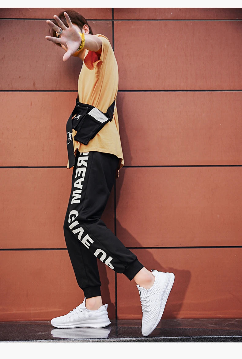 Sapatos masculinos de alta qualidade 2022, tênis masculinos respiráveis, modernos, para academia, casuais, leves, para caminhada, tamanhos grandes