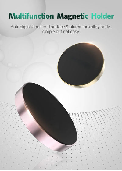 Suporte magnético para celular automotivo Suporte universal para celular para iPhone Xiaomi Huawei Samsung Painel de parede Adesivo magnético para carro
