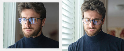 Óculos de leitura quadrados antirreflexo com bloqueio de luz azul ZENOTTIC Fashion para homens, óculos esportivos para leitura, unissex, óculos antirreflexo para computador