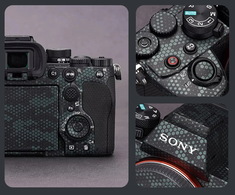 Para Sony A7IV Skin Sony A7M4 Camera Skin Película protetora anti-riscos Mais cores