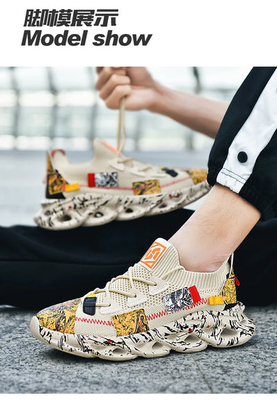 Sapatos masculinos Tênis masculinos casuais Sapatos masculinos tênis Sapatos de luxo Tênis de corrida Sapatos respiráveis da moda Mocassins Sapatos de corrida para homens