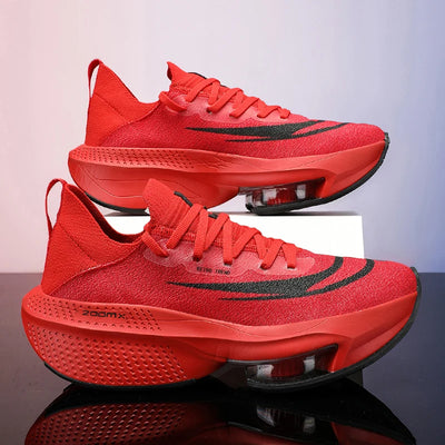 Tênis de corrida Air Cushion Especial Maratona Masculino Esportivo Respirável Leve Feminino Confortável Atlético Antiderrapante Tênis