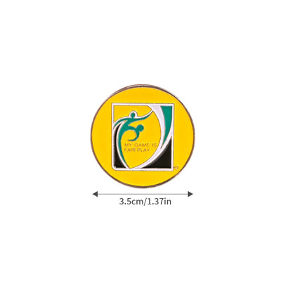 1 lado escolha futebol treinamento árbitro lado lance jogo de futebol moedas laterais de metal duro futebol AIDS