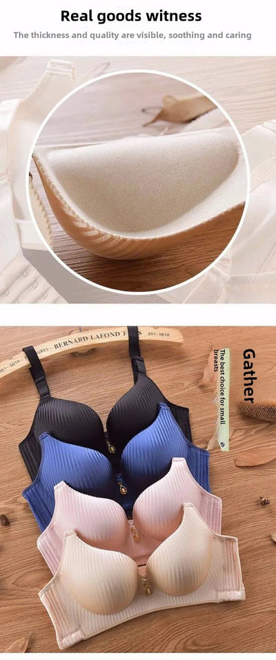 Sutiã push-up sem costura, oferta especial de 2024, sem argola de aço - lingerie acolchoada espessada de 8 cm, alças ajustáveis, sutiã sexy e confortável