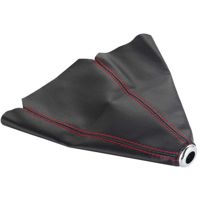 Colar de mudança de marcha universa de 16 mm para carro, couro sintético, colar de mudança de marcha para carro, alavanca de mudança manual automática, capa para porta-malas, legging