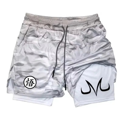 2025 Nova Tendência da Moda Masculina Estampada Shorts Esportivos Academia Casual Exercício Tecido de Secagem Rápida Camada Dupla 2 em 1 Verão