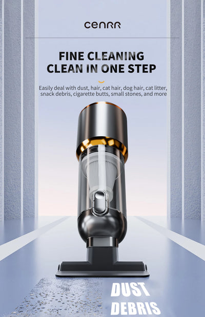 Aspirador de pó automotivo CENRR 998000PA com forte sucção, sem fio, portátil, máquina de limpeza