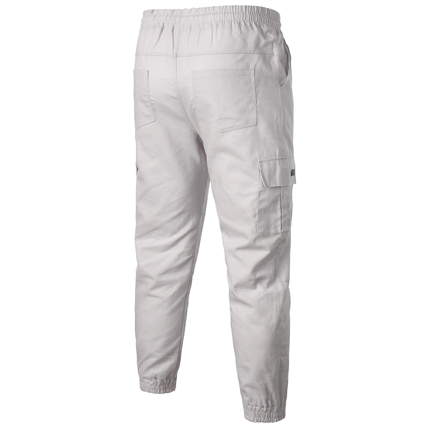 Calças esportivas com elástico, calças compridas casuais para corrida, calças de perna pequena, com cordão elástico, para outono e inverno