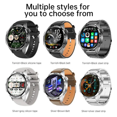 Para Huawei GT5 PRO Smart Watch Men Watch 4 Pro versão atualizada Tela AMOLED HD Bluetooth Chamada GPS NFC Frequência cardíaca SmartWatches