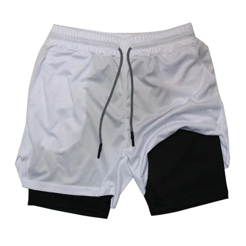Shorts masculinos com vários bolsos, shorts fitness casuais para praia, esportivos, forrados, skinny, estilo cotidiano, malha camuflada, shorts para corrida