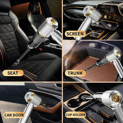 Aspirador de pó automotivo CENRR 998000PA com forte sucção, sem fio, portátil, máquina de limpeza