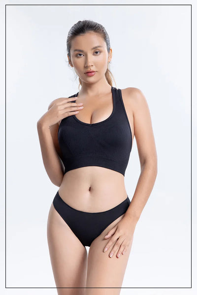 Calcinha fio dental feminina de algodão 6 peças, esportiva, respirável, cintura baixa, lingerie sexy feminina, cor sólida, fio dental