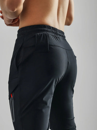 Calça de moletom masculina para corrida, fitness, slim fit, treino, academia, corrida, pista, maratona, ajuste solto, rigoroso, roupa esportiva coordenada