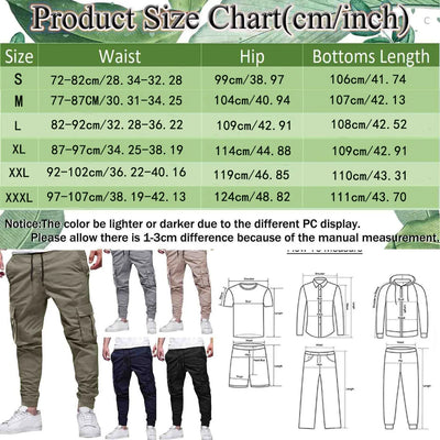 Calças de trabalho masculinas, calças de corrida, calças casuais, cós elástico com cordão, roupas de rua de algodão para corrida ao ar livre, calças esportivas