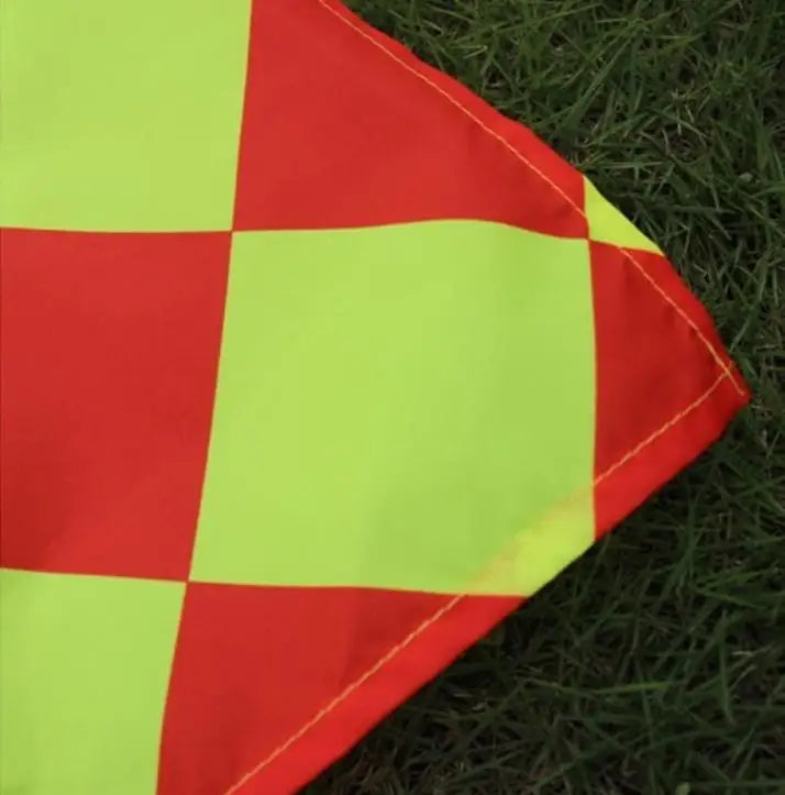 1/2 peças bandeira de árbitro de futebol Fair Play Sports match bandeiras de bandeirinha de futebol equipamento de árbitro bandeira de bandeirinha de futebol