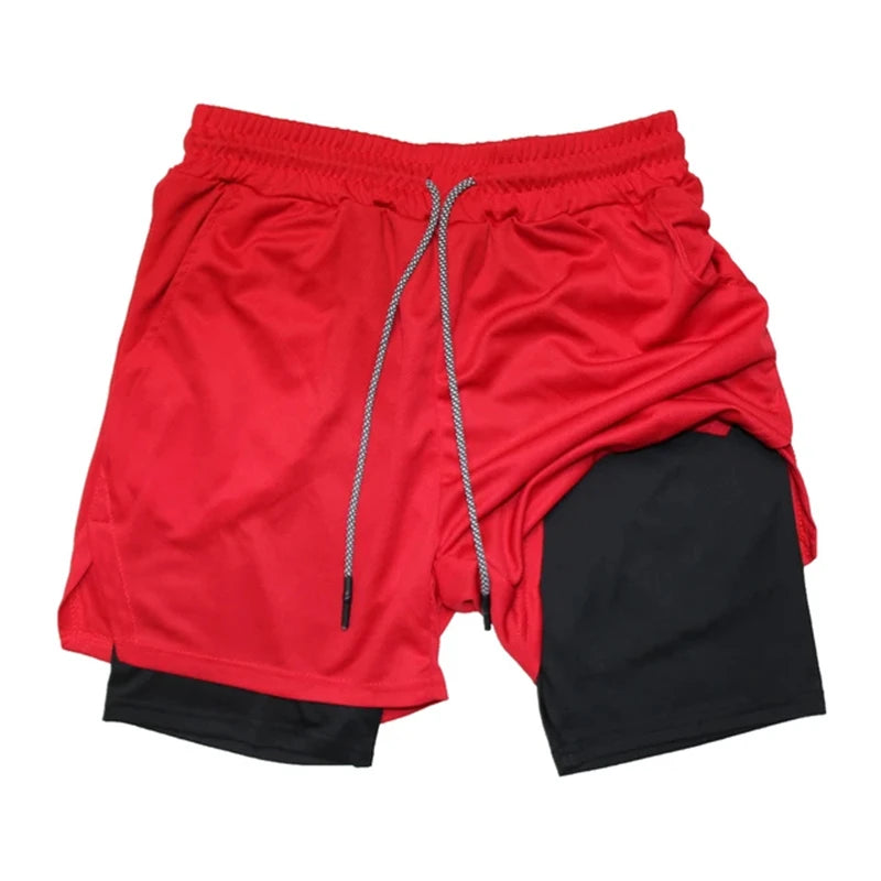 Shorts masculinos com vários bolsos, shorts fitness casuais para praia, esportivos, forrados, skinny, estilo cotidiano, malha camuflada, shorts para corrida