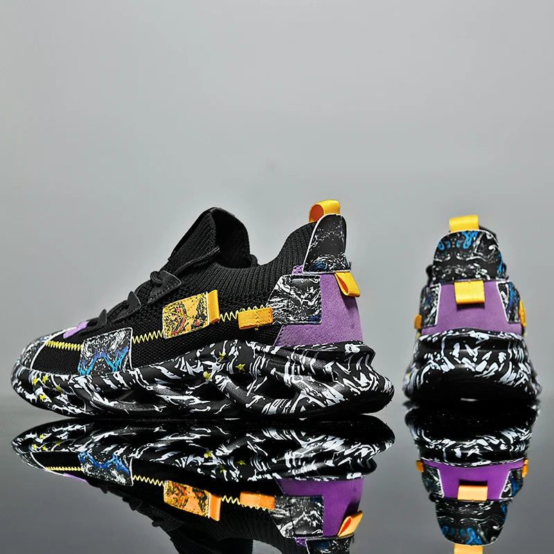 Sapatos masculinos Tênis masculinos casuais Sapatos masculinos tênis Sapatos de luxo Tênis de corrida Sapatos respiráveis da moda Mocassins Sapatos de corrida para homens