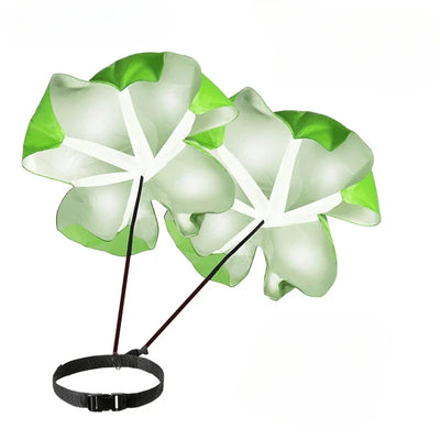 1/2 peças de pára-quedas de agilidade ajustável treinamento velocidade guarda-chuva futebol futebol resistência fitness corrida rampa esportes obstáculos