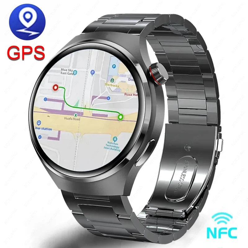 Para Huawei Watch 4 Pro NFC Smart Watch Masculino GPS Sports Tracker Tela HD de 1,53" Monitor de Saúde Relógios Bluetooth Chamada SmartWatch