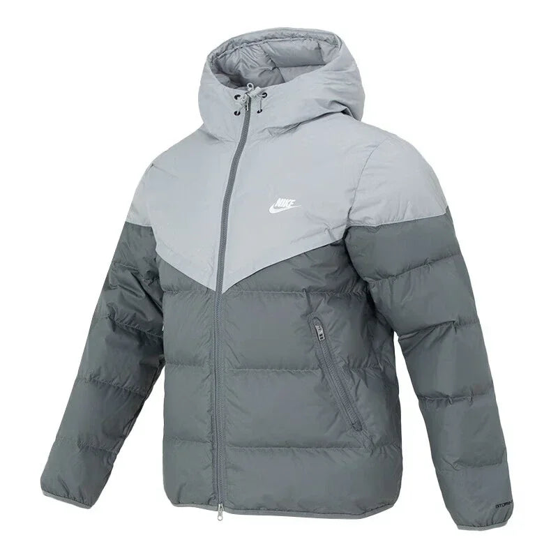 Jaqueta masculina com capuz e roupa esportiva original Nike AS M NL TF Filled Puffer JKT