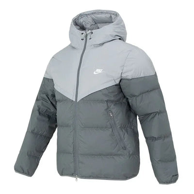 Jaqueta masculina com capuz e roupa esportiva original Nike AS M NL TF Filled Puffer JKT