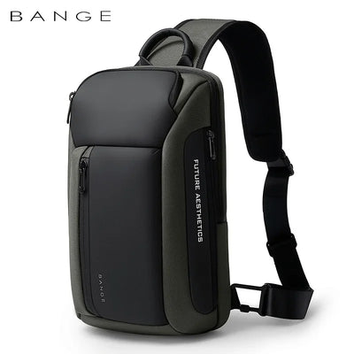 Bange nova bolsa de peito impermeável da moda Oxford bolsa crossbody modelos masculinos bolsa de peito masculina bolsa de ombro de lazer grande capacidade