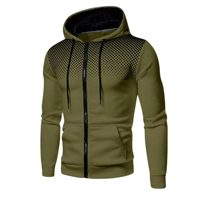 Jaquetas masculinas com zíper 2023, outono inverno, casacos casuais de lã, jaqueta bomber, gola cachecol, moda, com capuz, vestuário masculino slim fit, com capuz
