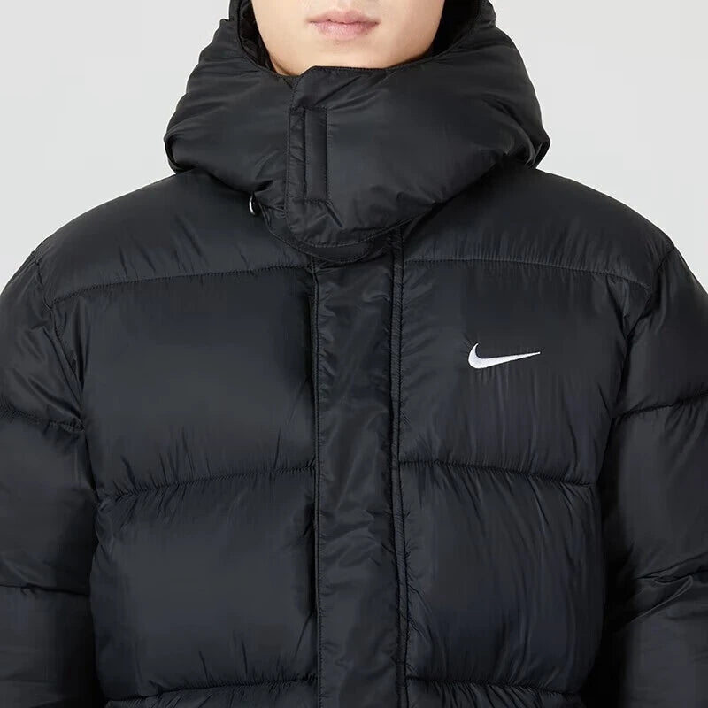 Jaqueta masculina com capuz e roupa esportiva original Nike AS M NL TF Filled Puffer JKT