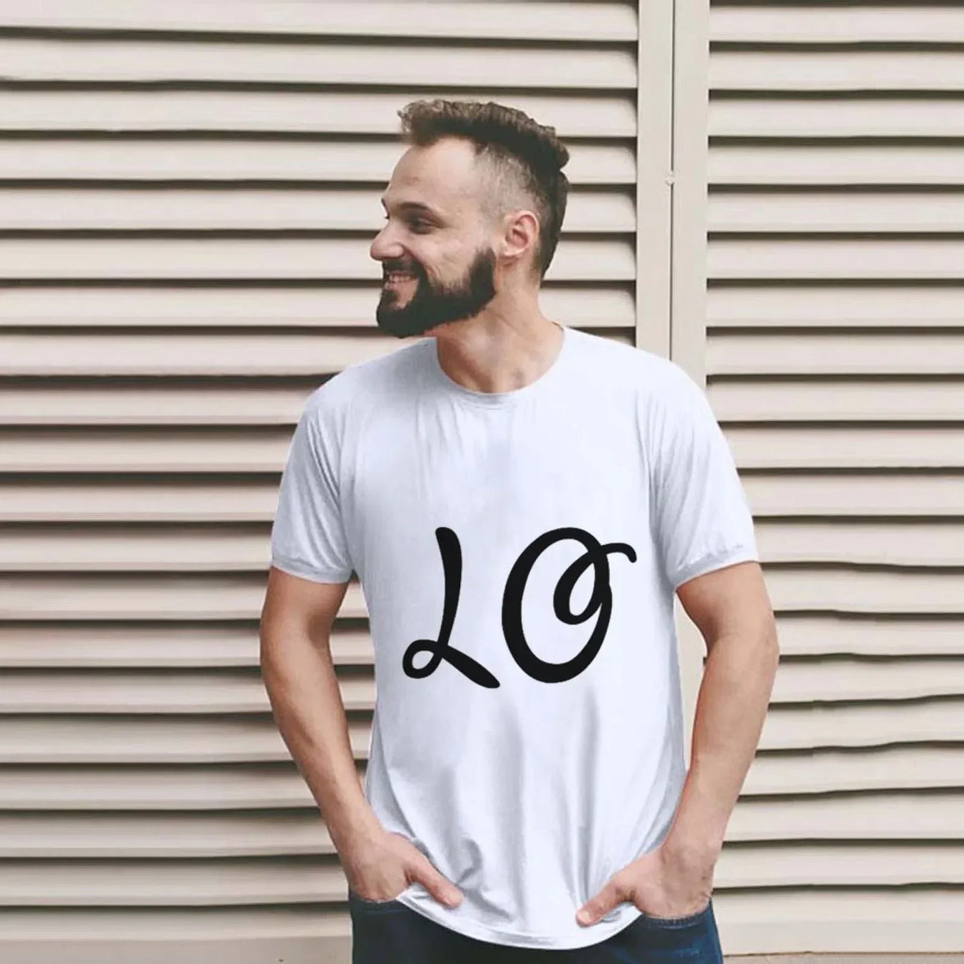 Camiseta Love Letter Combine, camiseta para casal, patchwork de coração, gola redonda, manga curta, Valentine's Day Gift For Partner