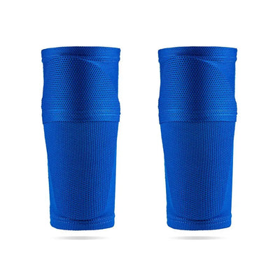 1 par de meias de nylon para futebol, caneleira protetora à prova de impacto para panturrilhas, mangas para pernas, meias com bolso para proteção de treino