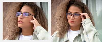 Óculos de leitura quadrados antirreflexo com bloqueio de luz azul ZENOTTIC Fashion para homens, óculos esportivos para leitura, unissex, óculos antirreflexo para computador