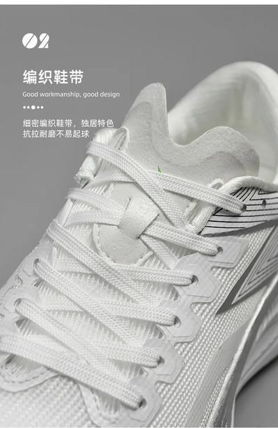 Tênis de corrida esportivos masculinos com almofada de ar de carbono para maratona, respirável, leve e feminino, tênis esportivos confortáveis e antiderrapantes