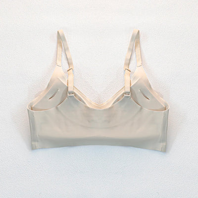 Sutiã sem costura com suporte macio e confortável, sem argolas de aço, leve, fino e respirável