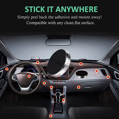 Suporte magnético para celular automotivo Suporte universal para celular para iPhone Xiaomi Huawei Samsung Painel de parede Adesivo magnético para carro