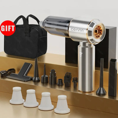 Aspirador de pó automotivo CENRR 998000PA com forte sucção, sem fio, portátil, máquina de limpeza