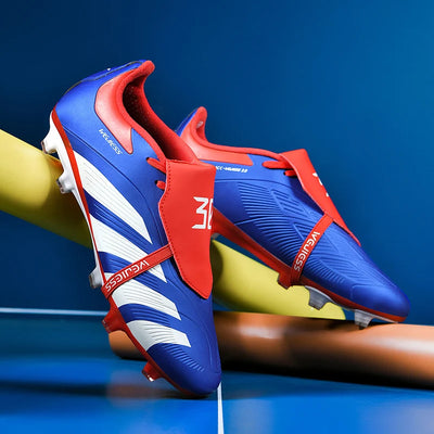 Chuteiras de futebol masculinas, chuteiras de campo para futebol de salão, chuteiras profissionais TF/FG para treinamento rápido, tênis antiderrapante