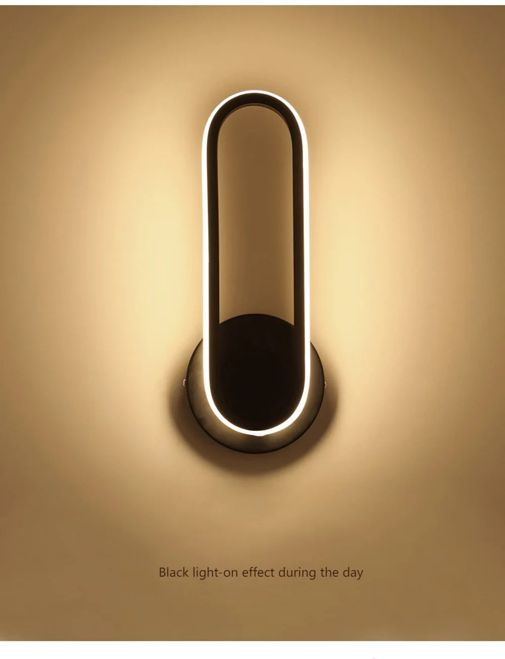 Luminária de parede LED giratória moderna para corredor, escada, quarto, cabeceira, sala de jantar, varanda, iluminação interna, arandela