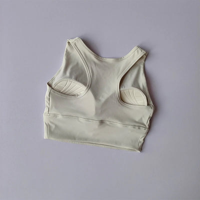 Colete esportivo compacto à prova de choque, multifuncional, respirável, para corrida, ioga, roupa de ginástica, novo sutiã fitness de verão