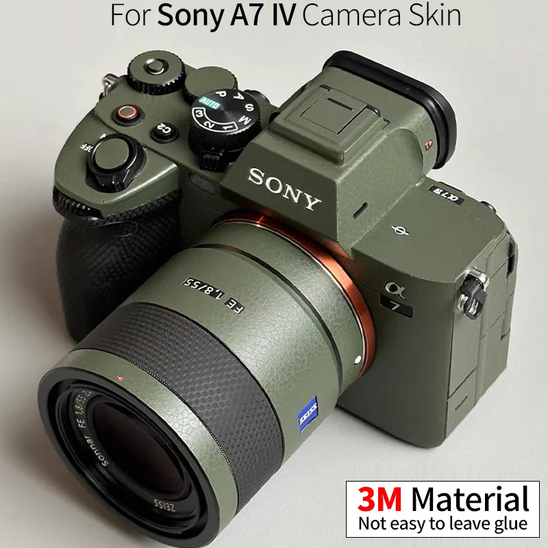 Para Sony A7IV Skin Sony A7M4 Camera Skin Película protetora anti-riscos Mais cores