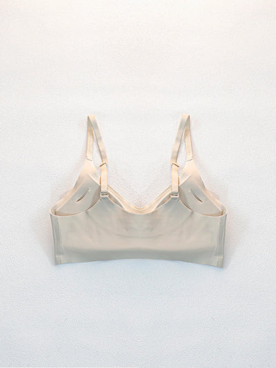 Sutiã sem costura com suporte macio e confortável, sem argolas de aço, leve, fino e respirável