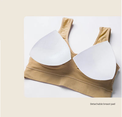 Sutiã esportivo respirável, top fitness feminino, sutiã esportivo acolchoado removível, sutiã push-up sem costura para corrida e academia