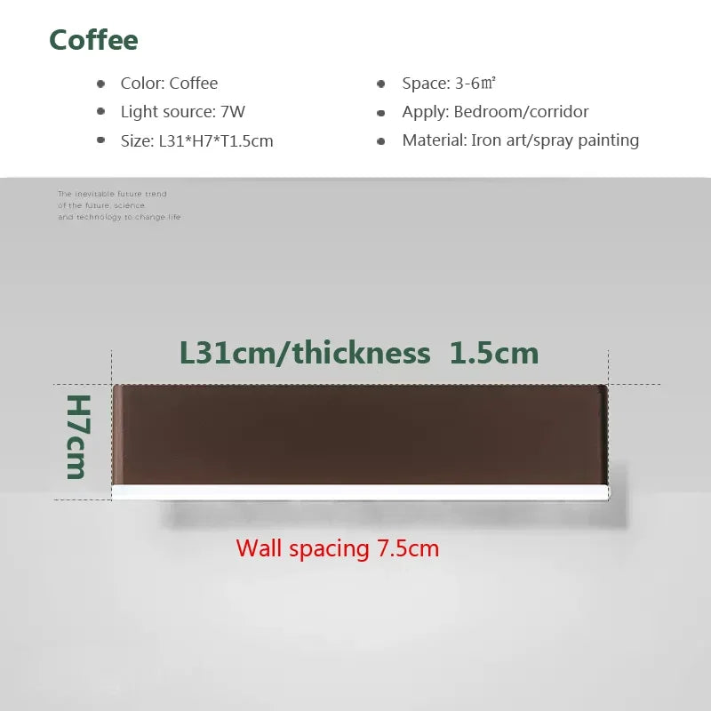 Luminária de parede LED moderna giratória para sala de estar, sala de jantar, quarto, cabeceira, luminária de parede de alumínio, decoração de casa interna, arandela brilhante