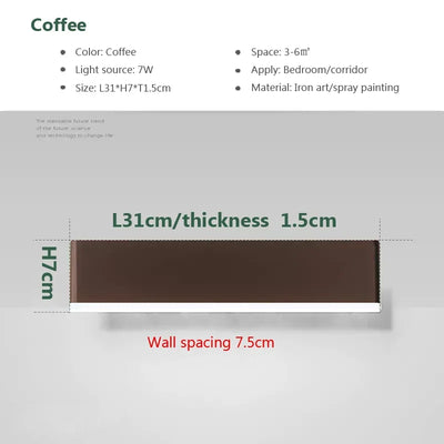 Luminária de parede LED moderna giratória para sala de estar, sala de jantar, quarto, cabeceira, luminária de parede de alumínio, decoração de casa interna, arandela brilhante