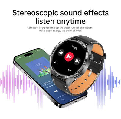 Para Huawei GT5 PRO Smart Watch Men Watch 4 Pro versão atualizada Tela AMOLED HD Bluetooth Chamada GPS NFC Frequência cardíaca SmartWatches